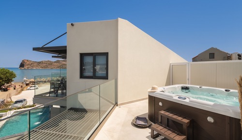Premium Swim Up Maisonette with Sea View and Outdoor Hot Tub
