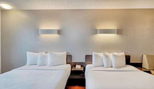 Habitación estándar, 2 camas de matrimonio, no fumadores, frigorífico