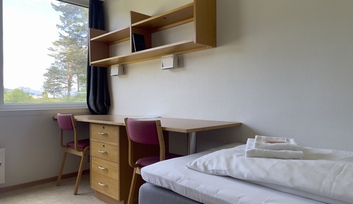Habitación básica con 2 camas individuales