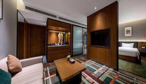 Habitación, 2 camas individuales, vistas al jardín