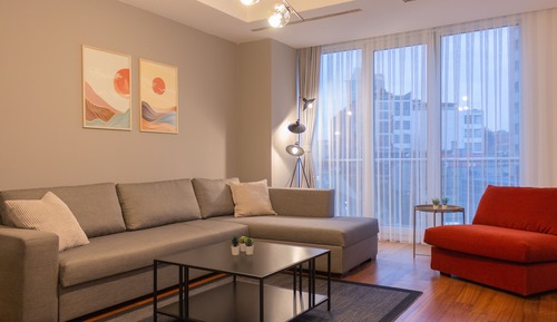 Apartamento estándar, 2 habitaciones, vistas al patio