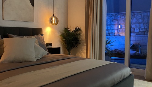 Apartamento exclusivo, 1 cama de matrimonio, piscina privada