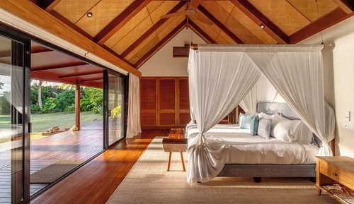 Habitación, 1 cama de matrimonio grande, vistas al jardín