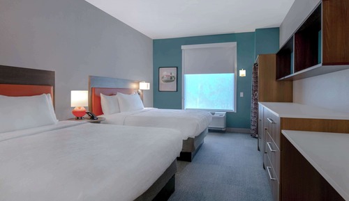 Suite estudio, 2 camas de matrimonio