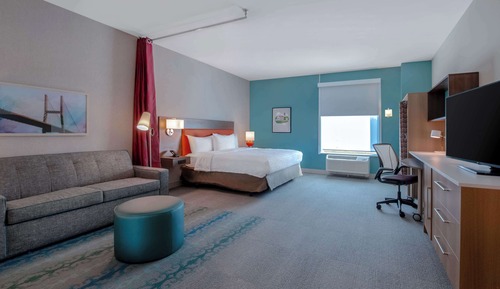 Suite estudio, 1 cama de matrimonio grande, accesible para personas con discapacidad, bañera
