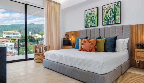 Apartamento Deluxe, 1 habitación, vistas parciales al mar