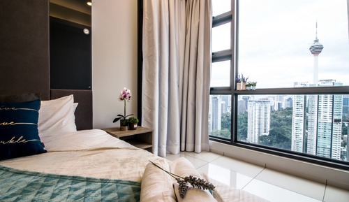 Apartamento romántico, 1 habitación, vistas a la ciudad