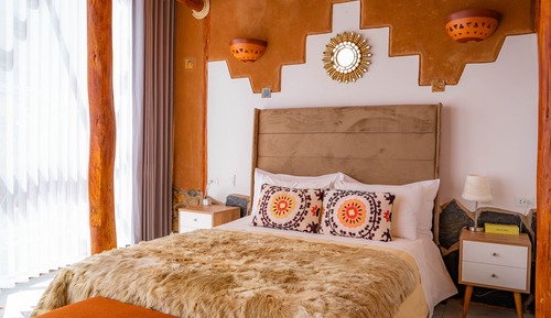 Habitación estándar, 1 cama de matrimonio, vistas al jardín, junto a la montaña