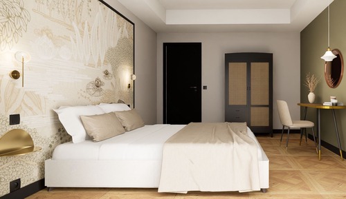 Habitación Premium doble, terraza, en la zona del jardín