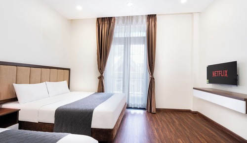 Habitación familiar, balcón