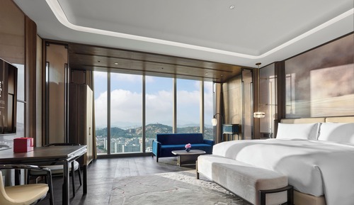 Habitación Deluxe, 1 cama de matrimonio grande, vistas a la ciudad