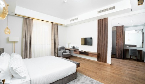 Habitación ejecutiva doble, varias camas, baño privado