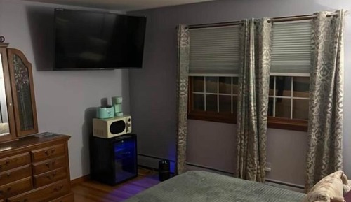 Habitación Business, frigorífico y microondas, vistas al jardín