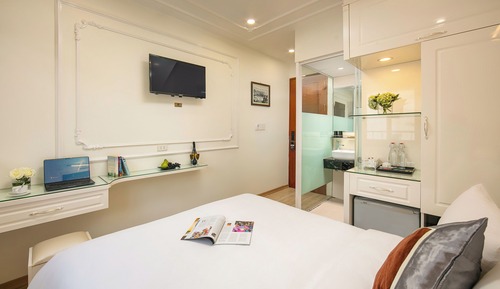 Habitación doble superior, 1 cama de matrimonio, no fumadores, vistas a la ciudad
