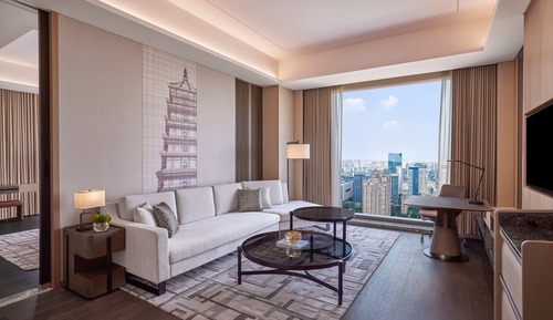 Suite ejecutiva, 1 cama de matrimonio grande, no fumadores, vistas a la ciudad