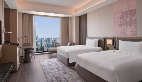 Habitación ejecutiva, 1 cama doble, no fumadores, vistas a la ciudad