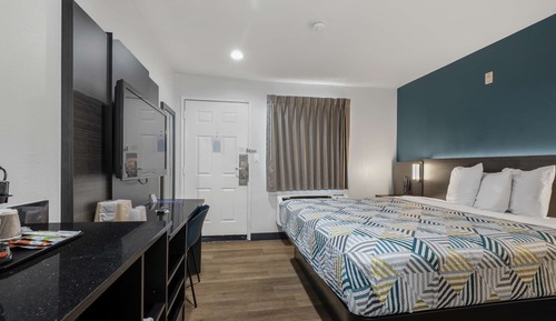 Habitación estándar, 1 cama de matrimonio grande, no fumadores, frigorífico y microondas