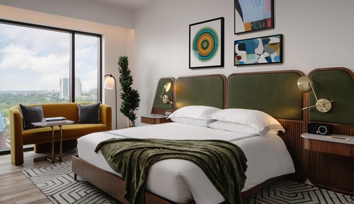 Habitación, 1 cama de matrimonio grande (Skyline View)