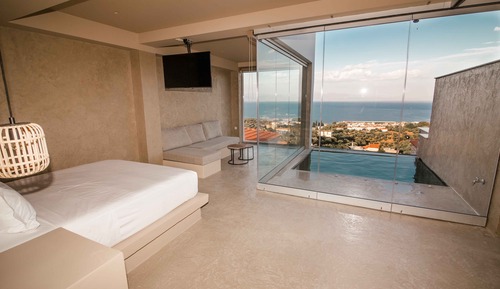 Suite panorámica, piscina privada