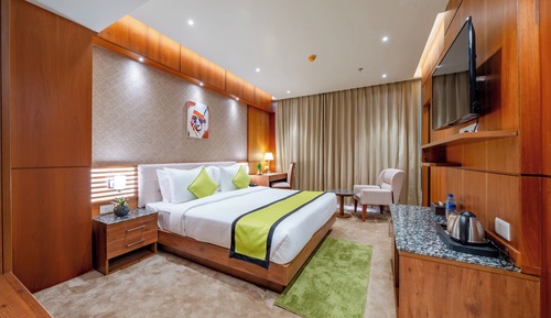Habitación ejecutiva, 1 cama de matrimonio, vistas a la ciudad
