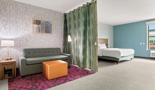 Estudio, 1 cama de matrimonio grande, bañera (Mobility)