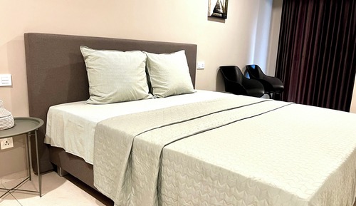 Apartamento estándar, 2 habitaciones, terraza, vistas al jardín (1102)