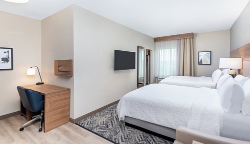 Suite estudio, 2 camas de matrimonio