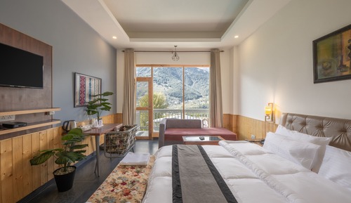 Habitación Deluxe, balcón, vistas a la montaña
