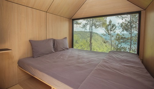 Cabaña Deluxe, 1 cama de matrimonio grande