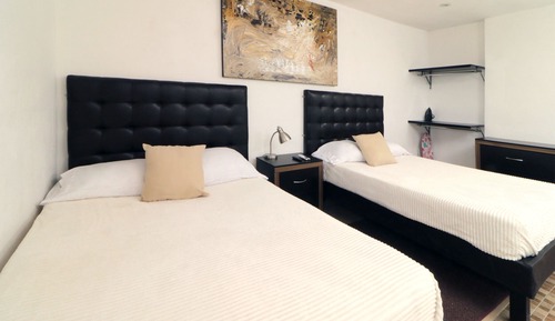 Habitación Deluxe doble, 2 camas dobles, no fumadores, baño privado