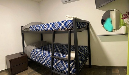 Habitación básica doble, 1 habitación, no fumadores, frigorífico y microondas