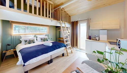 Estudio, 1 habitación, vistas al jardín (GAIA)