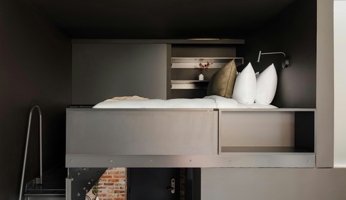 Loft, 1 cama de matrimonio, balcón
