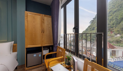 Habitación cuádruple Premier, 2 camas de matrimonio, no fumadores, vistas al mar