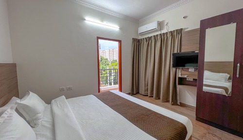 Habitación familiar, vistas al jardín