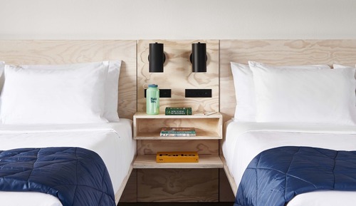 Habitación doble, accesible en silla de ruedas (King + Double Queen Bunk)