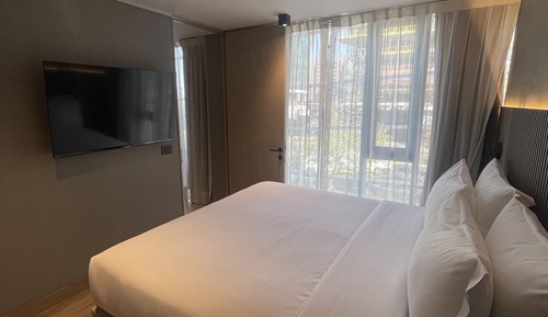 Apartamento, 1 cama de matrimonio grande con sofá cama