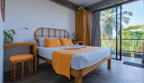 Habitación clásica doble, balcón, vistas al mar