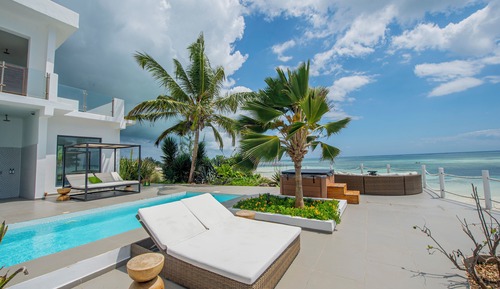 Villa de lujo, 1 habitación, piscina privada, frente al mar
