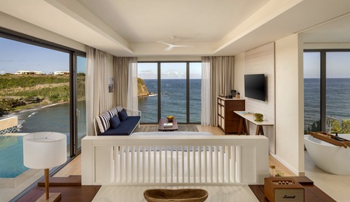 Suite panorámica, piscina privada, vistas al mar