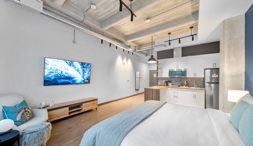 Suite estudio Confort, 1 cama de matrimonio grande