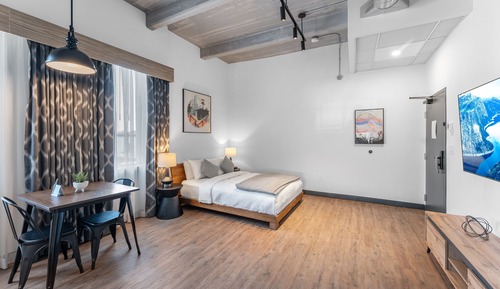 Suite estudio Confort, 1 cama de matrimonio