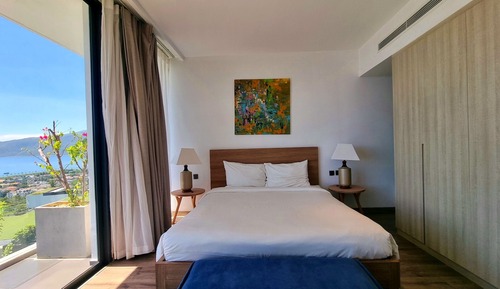 Villa Premium, 4 habitaciones, vistas a la playa