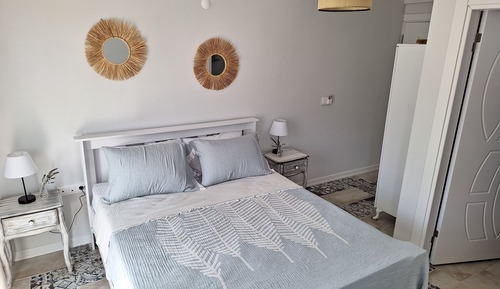 Habitación económica doble, vistas al mar