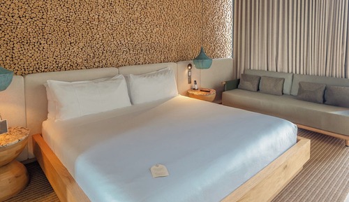 Suite junior, 1 cama de matrimonio grande con sofá cama, no fumadores, vistas al lago (Balcony)