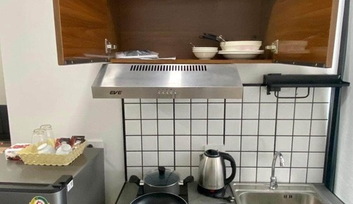 Apartamento Confort, no fumadores, cocina