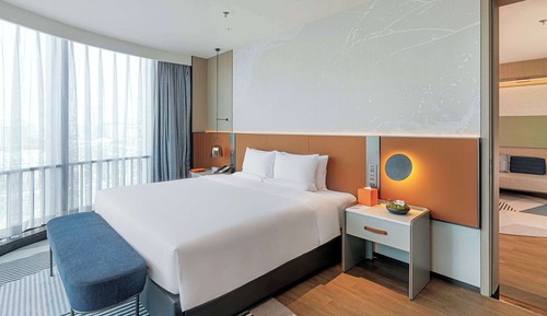 Suite ejecutiva, 1 cama de matrimonio grande, Acceso al salón del club