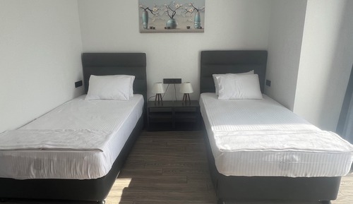 Habitación estándar con 2 camas individuales, vistas al jardín