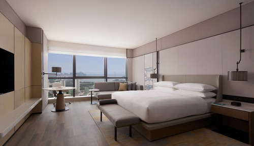 Habitación Deluxe, 1 cama de matrimonio grande, vistas a la ciudad