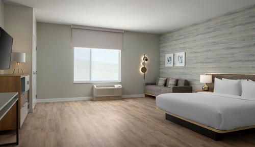 Estudio, 1 cama de matrimonio grande con sofá cama, bañera (Mobility/Hearing Accessible, Tub)